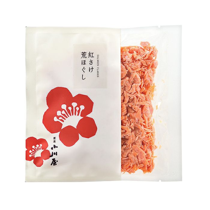 さけこあら 紅さけ荒ほぐし（80g/袋） | 新潟小川屋